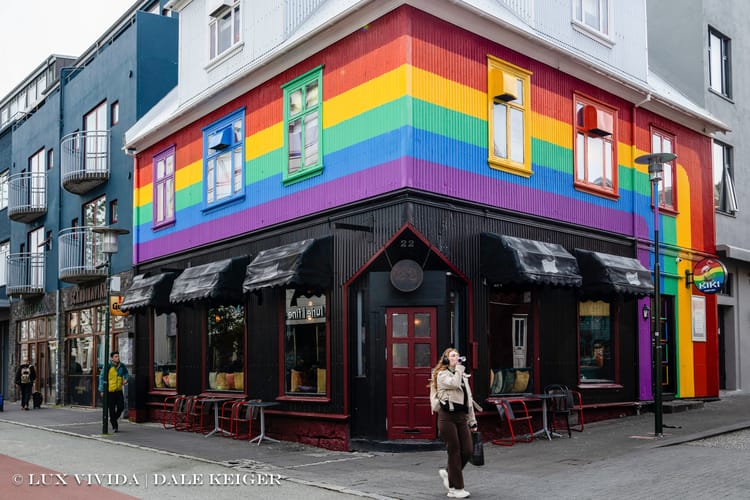 The exuberant chromatic paint jobs of Reykjavík